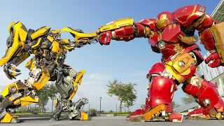 Transformers: Rise of The Beasts - Bumblebee vs Iron Man Final Fight | Paramount Pictures [HD]