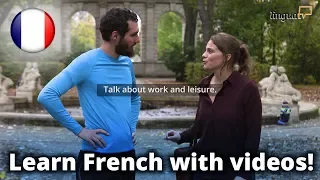 Französisch lernen mit Videos!  Neue LinguaTV-Kurse "Französisch für Anfänger" (A1 / A2)