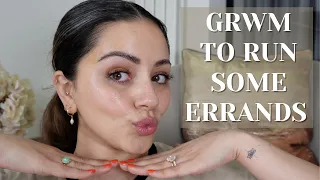 GRWM to run some errands | SKIN FOCUSED + 'NO MAKEUP' LOOK | Kaushal Beauty