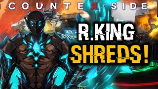 REPLACER KING DESTROYING E1 TEAMS?!? | Counter:Side