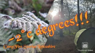 Bushcraft #47 wildcamping in below freezing weather!