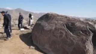 The "Stone Garden" filled with nomadic rock carvings