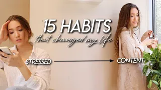 15 Habits That CHANGED My Life | Simple Living and Minimalist Habits for 2022