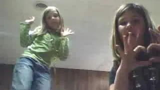 serina (older1) and chloe dancing to crack a bottle by 3min3m