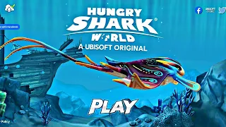 Hungry Shark World New FRANCIS Shark Update - All Sharks Unlocked & Francis Shark Gameplay 2023