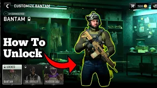 How To Unlock "BANTAM"Operator in Warzone Mobile | Unlock New Operator in wzm