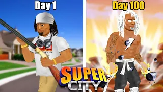 I SURVIVED 100 DAYS IN SUPER CITY