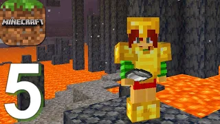 Minecraft: Pocket Edition Survival - Gameplay Walkthrough Part 5 Live In Nether (Android,iOS)