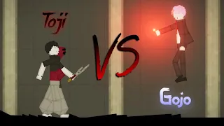 Gojo vs Toji in People Playground