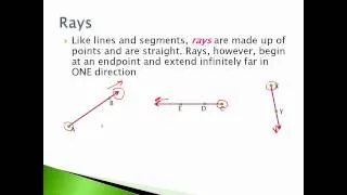 2A Day 2 - Points, Lines, Line Segments, Rays, Angles, and Triangles