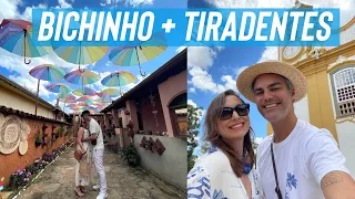 A GENTE COMEU MUITO BEM EM TIRADENTES KKK | BICHINHO - MG | FOMOS NA POUSADA VAGALUME DO LUFE | VLOG