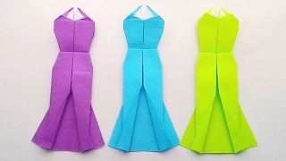 Origami Long dress...พับกระดาษ ชุดราตรี...