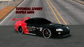 Tutorial Livery/Design Simple | Toyota Supra MK4 | Car Parking Multiplayer