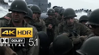 Saving Private Ryan - Omaha Beach Scene (HDR - 4K - 5.1)