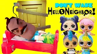 Don't Wake Hello Neighbor Game LOL Surprise Punk Boi, Unicorn Boi, Dawn & Dusk