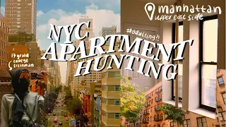 NYC APARTMENT HUNTING as a 17 yr old college freshman! (prices, tips & apartment tour)