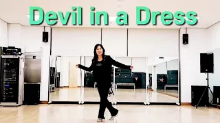 Devil in a Dress Line Dance / 데빌 인 어 드레스 라인댄스 / Intermediate -용인 남사읍 주민자치센터 - #정은영라인댄스
