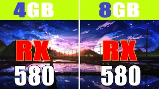 RX 580 (4GB) vs RX 580 (8GB) | GAMING BENCHMARK |