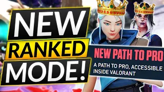 NEW RANKED MODE - Valorant's Future LOOKS BRIGHT - Path To Pro $$$ - Update Guide