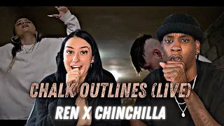 FIRST TIME HEARING Ren X Chinchilla - Chalk Outlines (live) | REACTION
