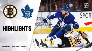 NHL Highlights | Bruins @ Maple Leafs 11/15/19