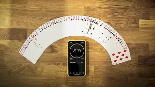 Memorizing an ENTIRE Deck of Cards in ONE MINUTE!!