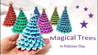 Magical Trees in Polymer Clay Tutorial
