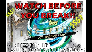 2023 Topps Inception Baseball - Buyer's Guide! Investment Info & Case Break Simulations
