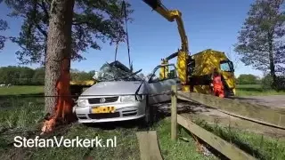 22-jarige bestuurder overleden bij ongeval Doornspijk - ©StefanVerkerk.nl