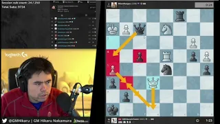 Grandmaster Hikaru Nakamura misses Mate in 1
