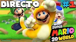 Super Mario 3D World - Directo 1# Español - Primeros Pasos - Impresiones - Nintendo Switch