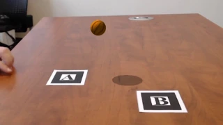 Augmented Reality - Basketball Launcher with AR.js