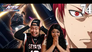 KAGAMI UNLOCKS TRUE ZONE! SEIRIN TRUE ZONE VS RAKUZAN ZONE! KUROKO NO BASKET EPISODE 74 REACTION