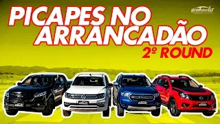 Hora da revanche! Amarok V6, Ranger e Frontier encaram a S10 no Arrancadão #15 | Acelerados