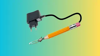 I build a soldering iron with a pencil!