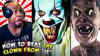 How To Beat The DEMONIC CLOWN In "It" REACTION