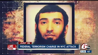 New York attack: Suspect charged with terrorism offenses