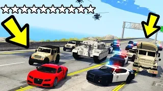 GTA 5 - 10 Star Wanted Level! (Los Santos LOCKDOWN)