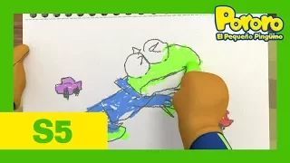 [Pororo en Español S5] #8 El cuaderno de dibujo mágico | Pororo Spanish | Animación infantil