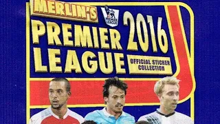 Merlin Premier League 2016 Sticker Album 100% Complete!