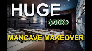 $50,000+ HUGE Home Theater Giveaway! MAN CAVE MAKEOVER!