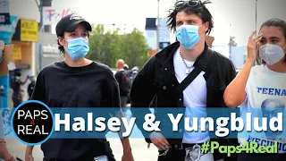 Halsey and Yungblud Protest In Los Angeles After Death Of George Floyd 1