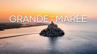Les grandes marées au Mont-Saint-Michel - Drone 4K