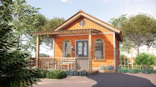 (25 sqm) Cozy 5x6 m Tiny House Design (16'x19')