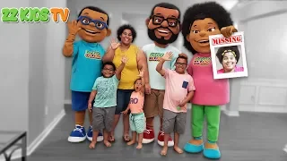 Goo Goo Mom Goes Missing The Movie! ZZ Kids TV Family  Saves Mom