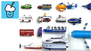 Public Street Vehicles Sea Vehicles Air Vehicles Collection Tomica Truck Steam Train Ship