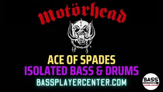 Motorhead - Ace of Spades - Isolated Bass & Drums