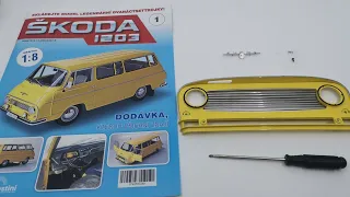 Škoda 1203 v měřítku 1:8 od DeAgostini - představení kolekce a stavba 1. čísla