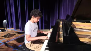 Liam - Recital Rehearsal - Nocturne by Chopin - Xaverian HS 6-26-16