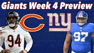 NY Giants Week 4 Preview vs Bears